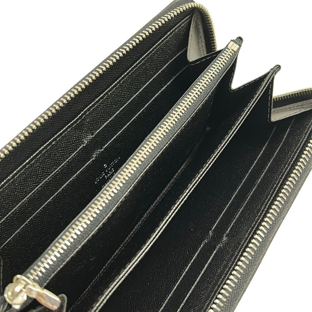 Louis Vuitton Zippy Wallet Epi Long Wallet M60072 Noir Silver Hardware - Picture 3 of 8